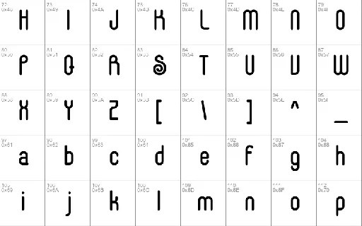 Mountogen font