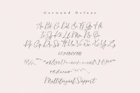 Germand Duluxe font