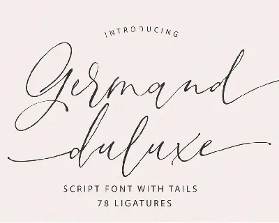 Germand Duluxe font