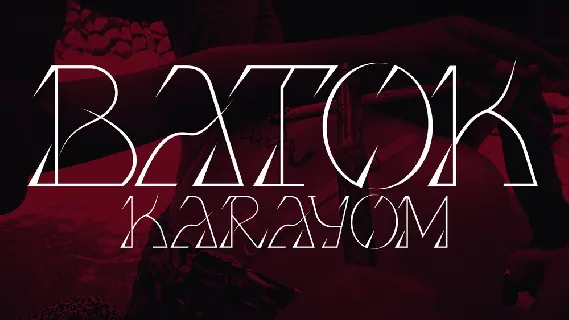 Batok Karayom font