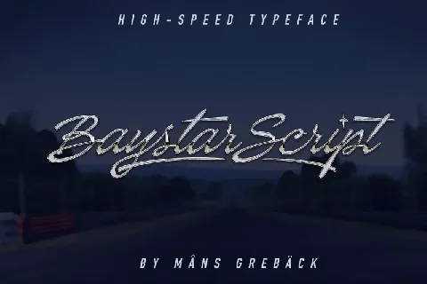 Baystar Script font