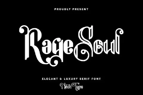 RageSoul Brush font