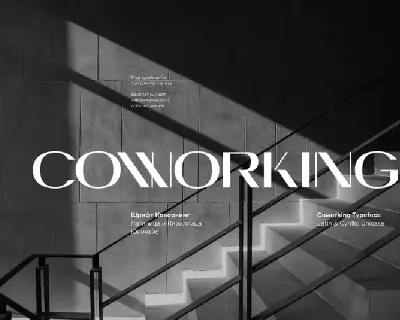 Coworking Display font