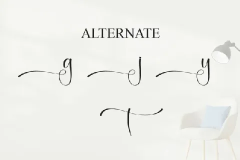 Something Script font