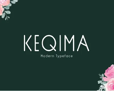 Keqima Display font