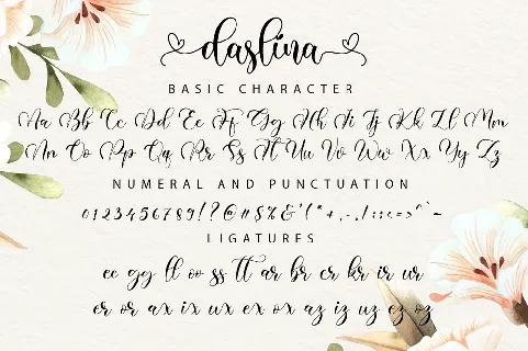 Daslina font