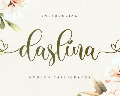 Daslina font