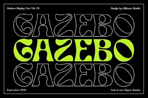 Guyon Gazebo font