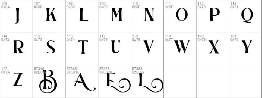 Breviel Amore font