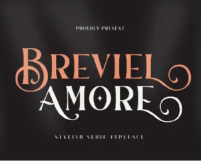 Breviel Amore font