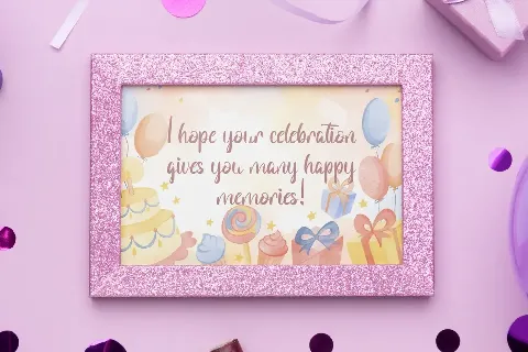 BirthdayPresent Demo font