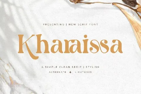 Kharaissa font