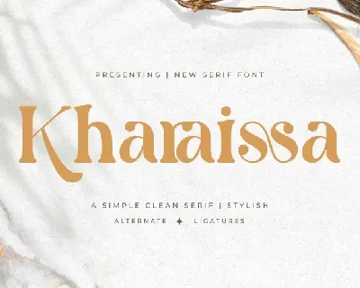 Kharaissa font