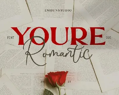 Youre Romantic Duo font