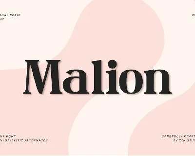 Malion font