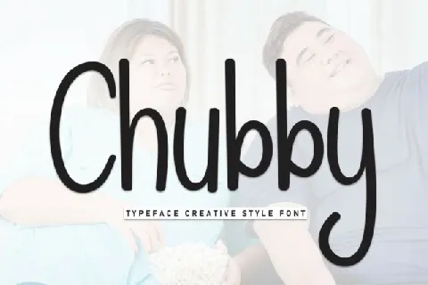 Chubby Display font