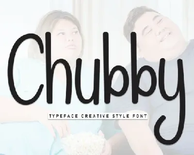 Chubby Display font