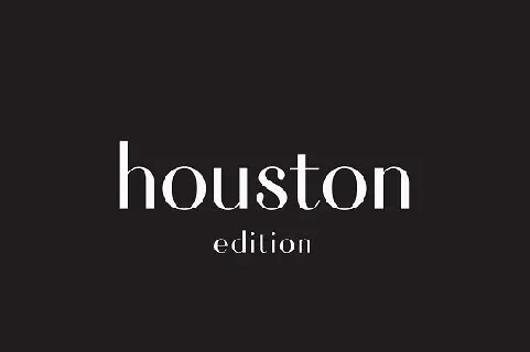 Houston Family font