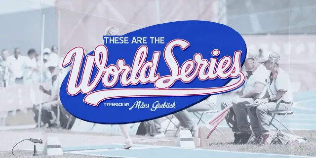 World Series font