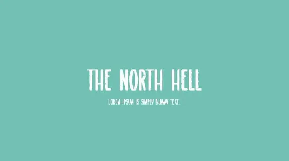 The North Hell Fancy font