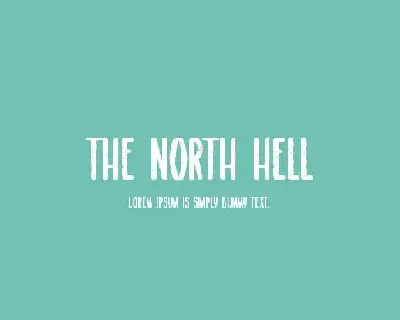 The North Hell Fancy font