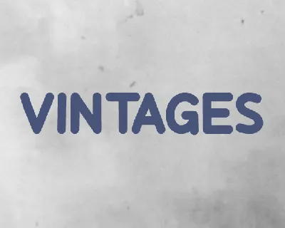 Vintages font