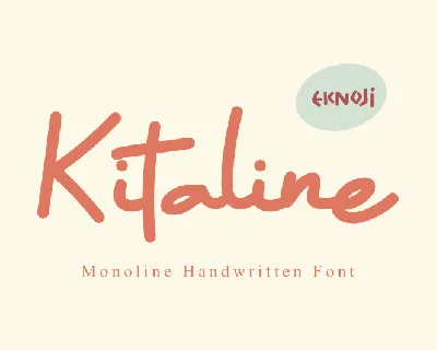 Kitaline font