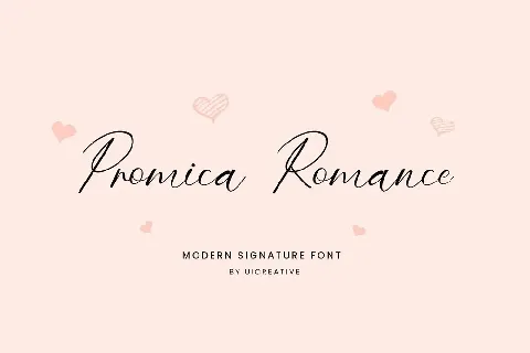 Promica Romance font