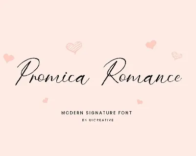 Promica Romance font