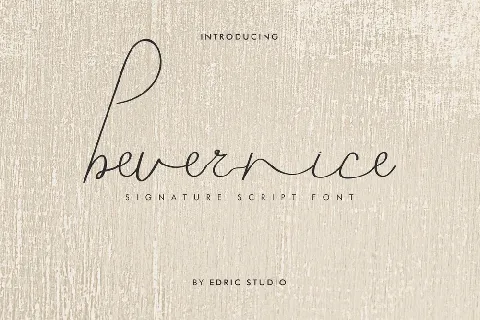 Bevernice font