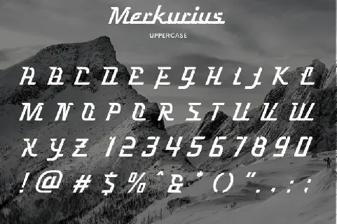 Merkurius Display font