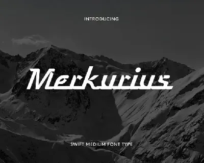 Merkurius Display font