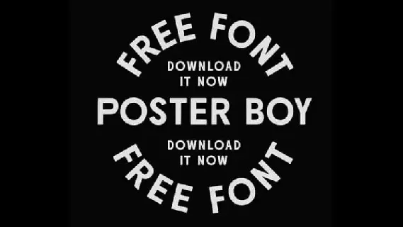 Poster Boy Sans Serif font