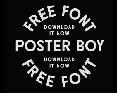 Poster Boy Sans Serif font