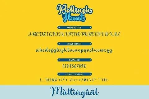 Bollinsh Hunt Script font