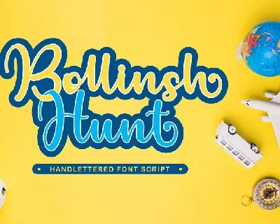 Bollinsh Hunt Script font