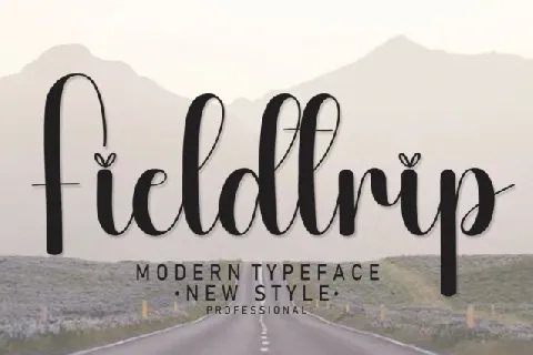 Fieldtrip Script font