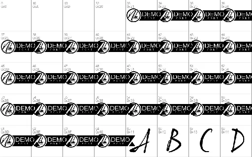 Bunga Kamboja Demo font