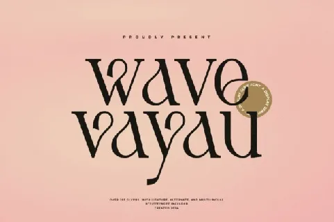 Wave Vayau font