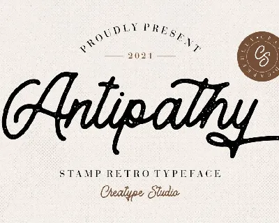 Antipathy font