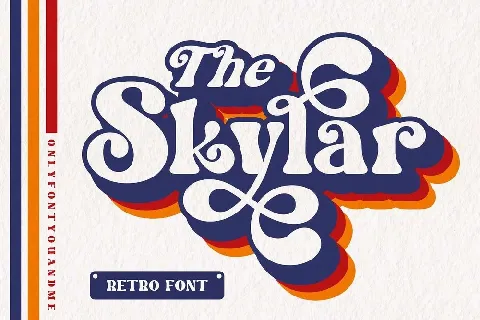 The Skylar font