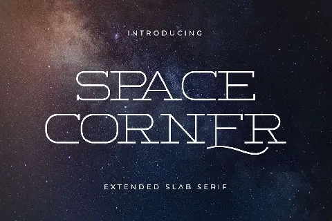 Space Corner font