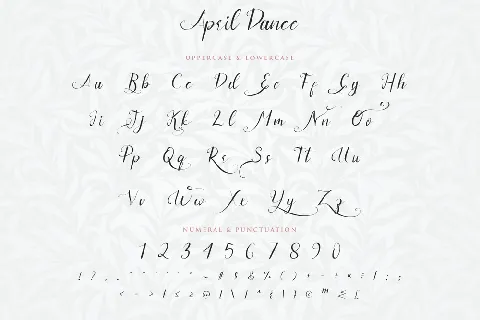 April Dance Demo font
