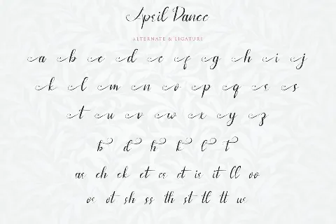April Dance Demo font