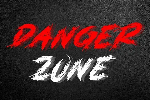 DANGER ZONE font