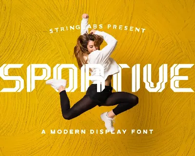 Sportive font