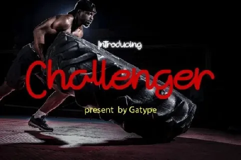 Challenger font