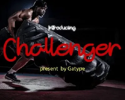 Challenger font