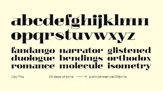 Brudoni Serif font