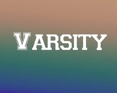 Varsity Free Download font